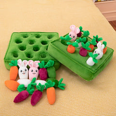 Interactive Plush Toy Doll Game Set 13 77in Carrot Puzzle Green Carrot