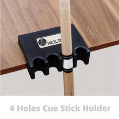 4 Holes Billiard Snooker Cue Rack Pool Cue Holder Billiard Supplies