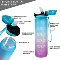 Gradient Outdoor Sports Plastic Cup - 1L