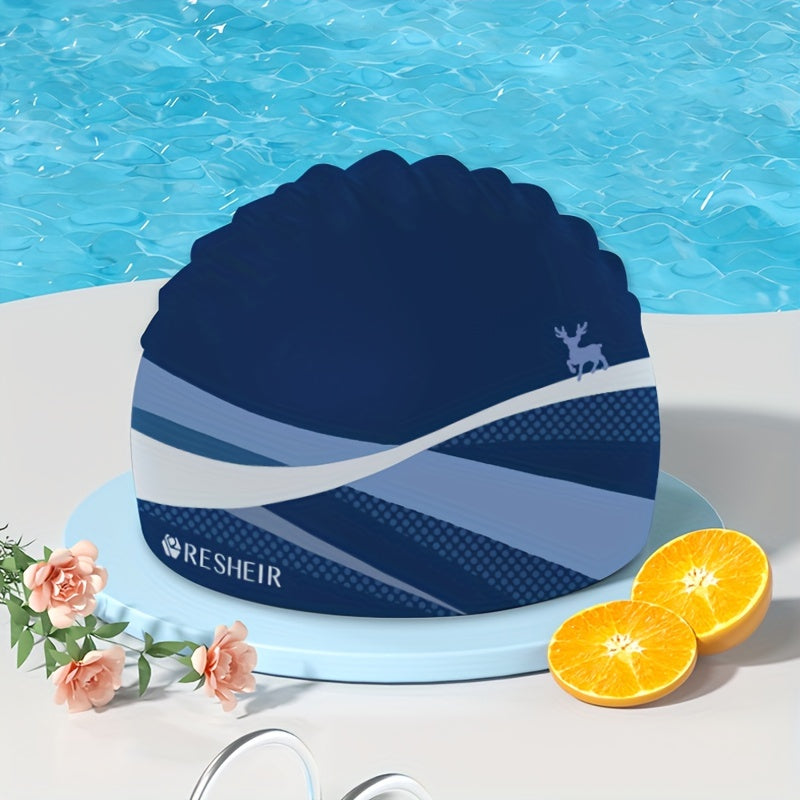 Women's Waterproof Silicone Swimming Cap for Long Hair