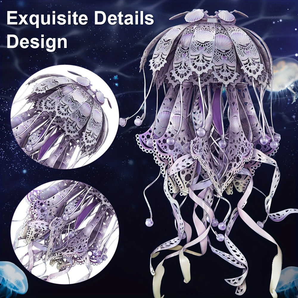 Piececool Cobalt Violet Model Kit 3D Metal Puzzle