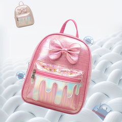Cartoon Bowknot Backpack for Kids