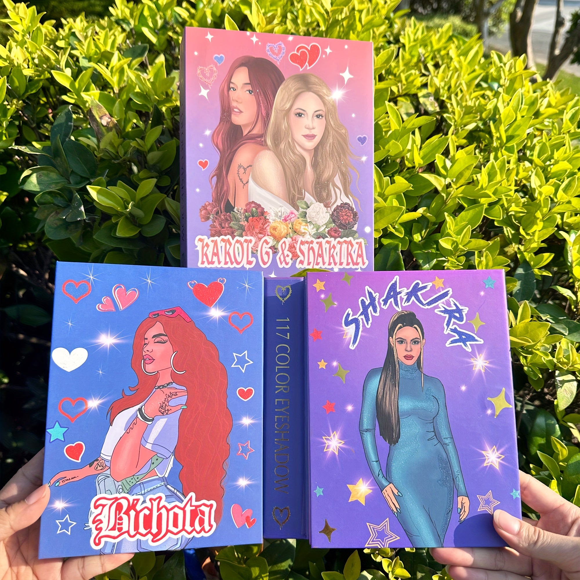 117 Colors Eyeshadow Palette Glitter Matte Satin Polarizing Eyeshadow