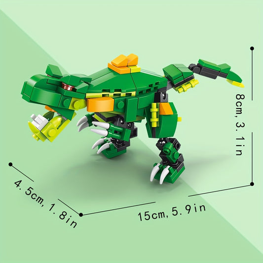 Mini Dinosaur Model Building Blocks Toy - 6 in 1 Assembly Set