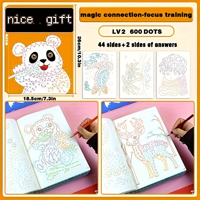 1 Book of 44pcs Complex Patterns Drawing Book