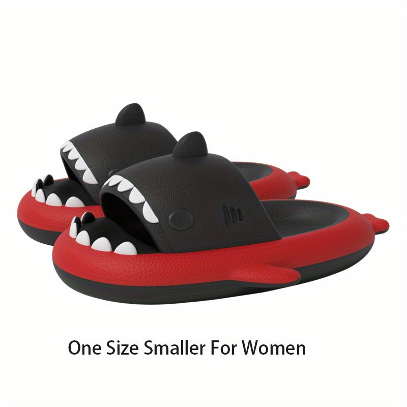 QYA Unisex Shark Slippers Block Cloud Slides Anime Lightweight Shoes