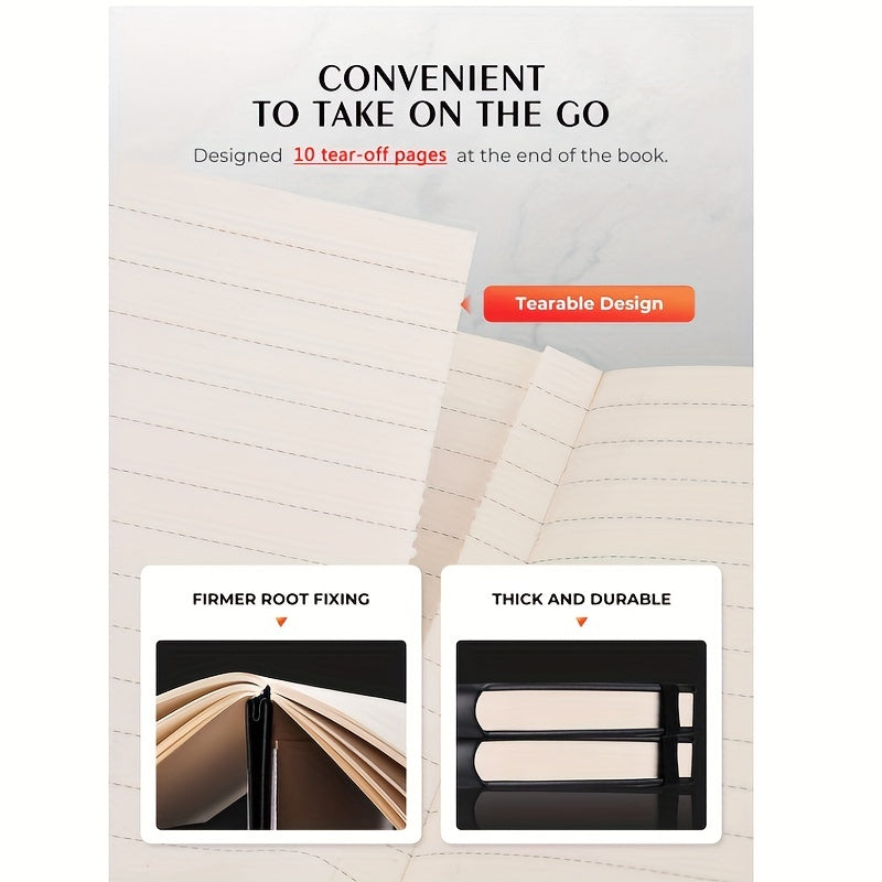 Pocket Notebook Small 9 X 13 Hardcover Lined Paper Leather Mini Journal