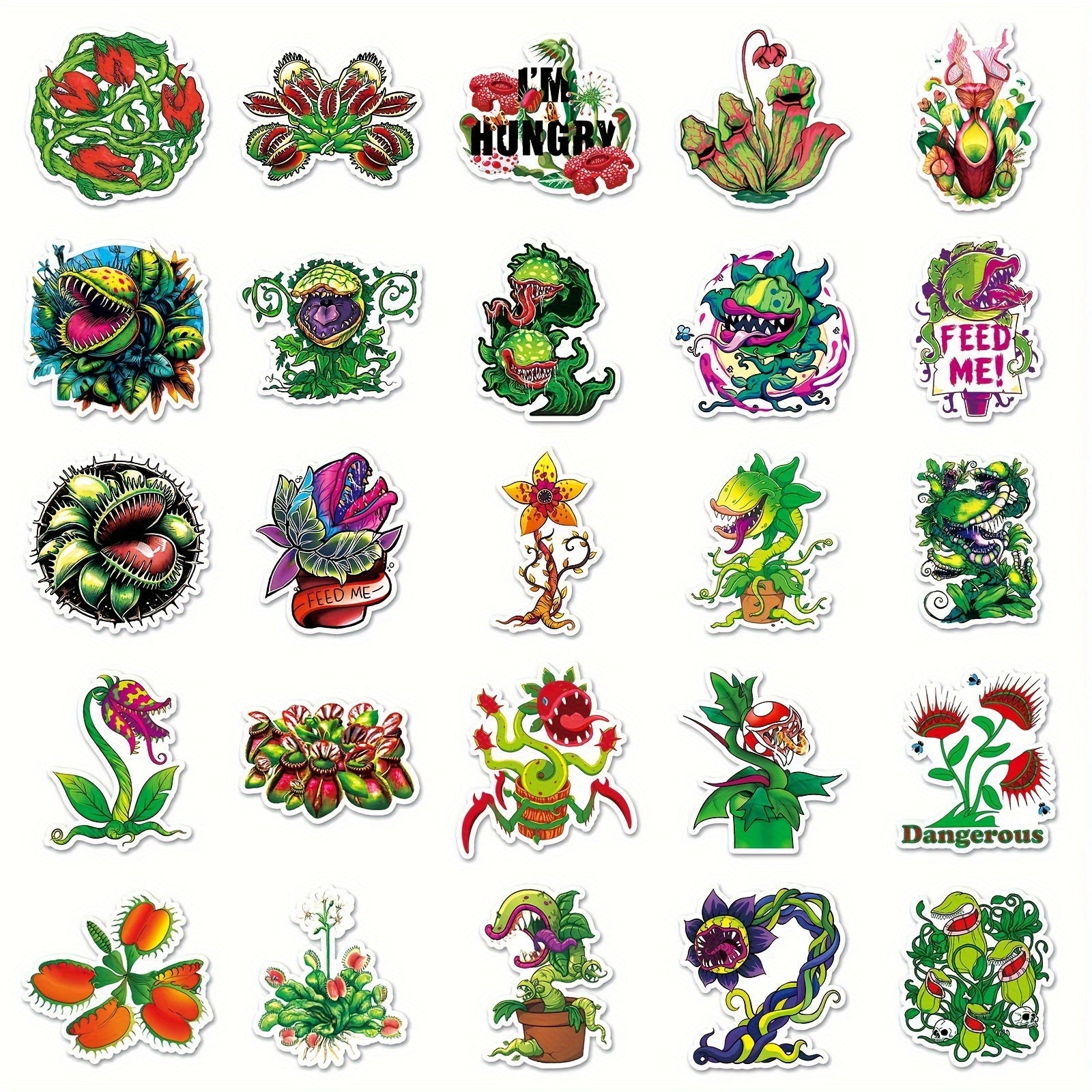 50pcs Cordycopycus Stickers for Laptop Water Cup DIY