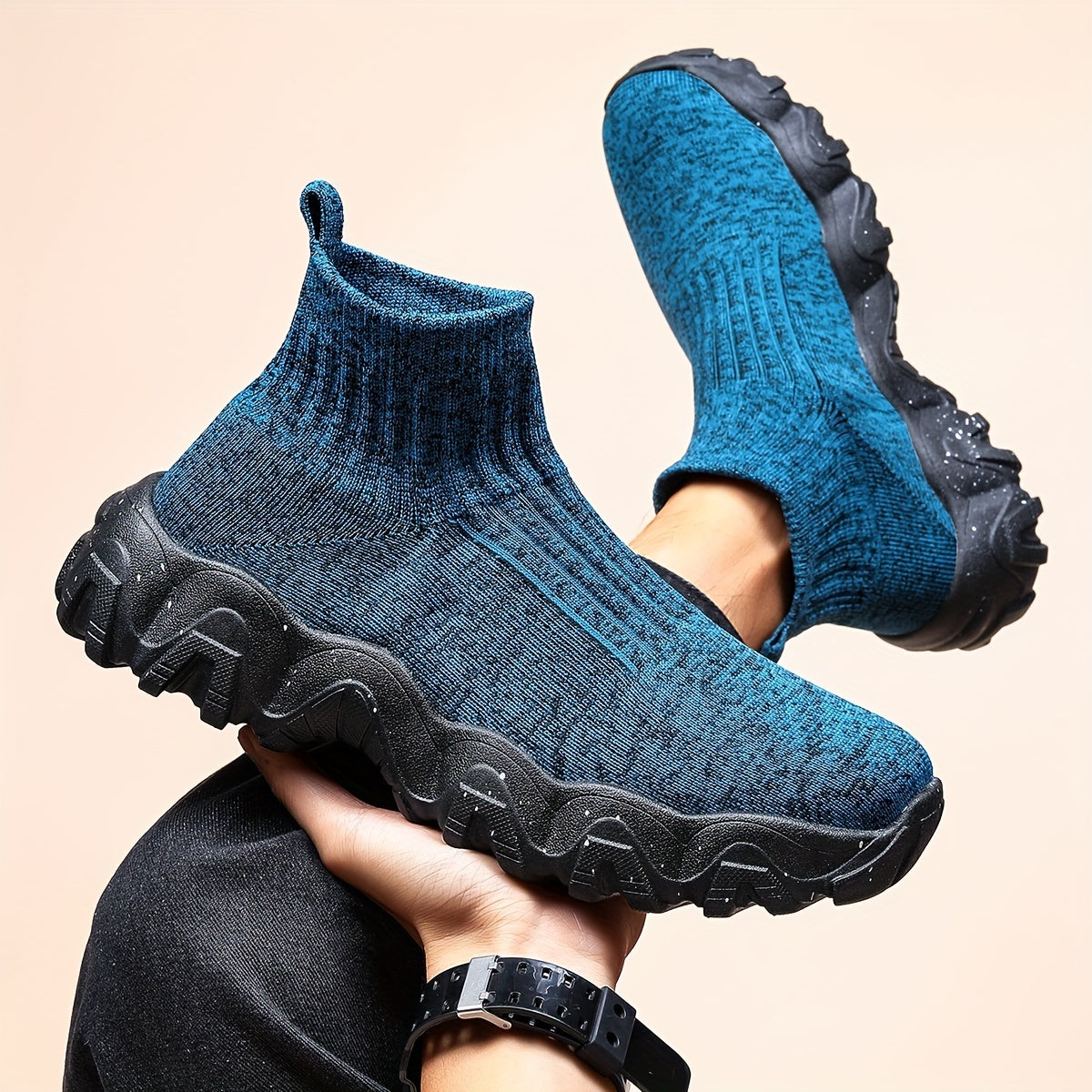 Comfy & Durable Plus Size Men's Slip-On Sneakers for Outdoors