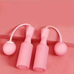 2pcs Cordless Jump Rope Weight-bearing Skipping Rope with Ball