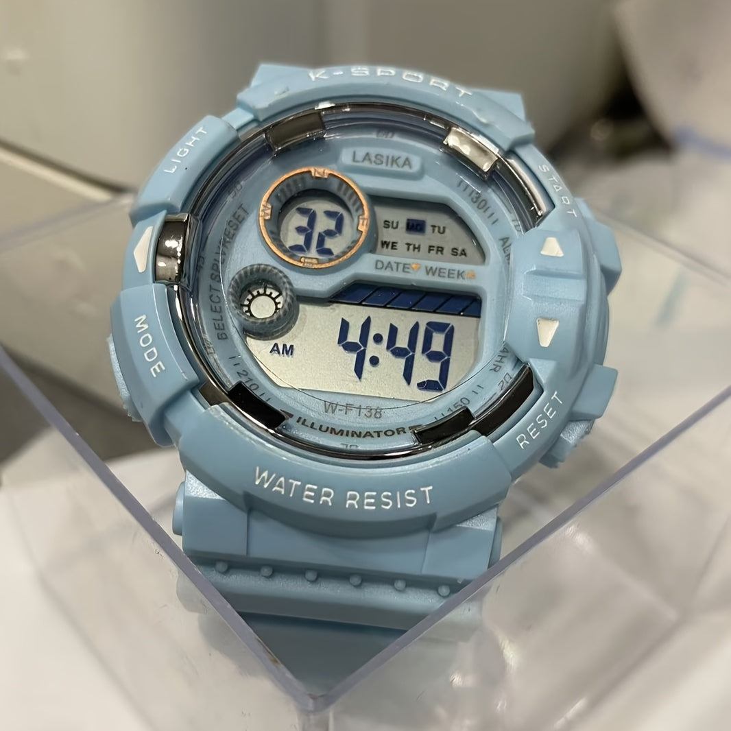 LASIKA Kids Sports Watch Water Resistant 3 96m Digital Display Alarm Stopwatch