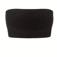 Seamless Strapless Bandeau Bra Soft Stretch Lingerie