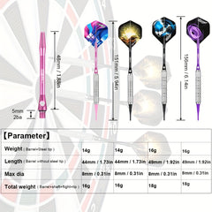 CyeeLife Soft Professional Darts 16g 18g for Training and Competition