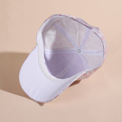 Girls Butterfly Unicorn Print Baseball Cap Sun Protection Hat