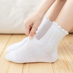 5Pairs Cute Princess Socks for Girls Ages 1-12