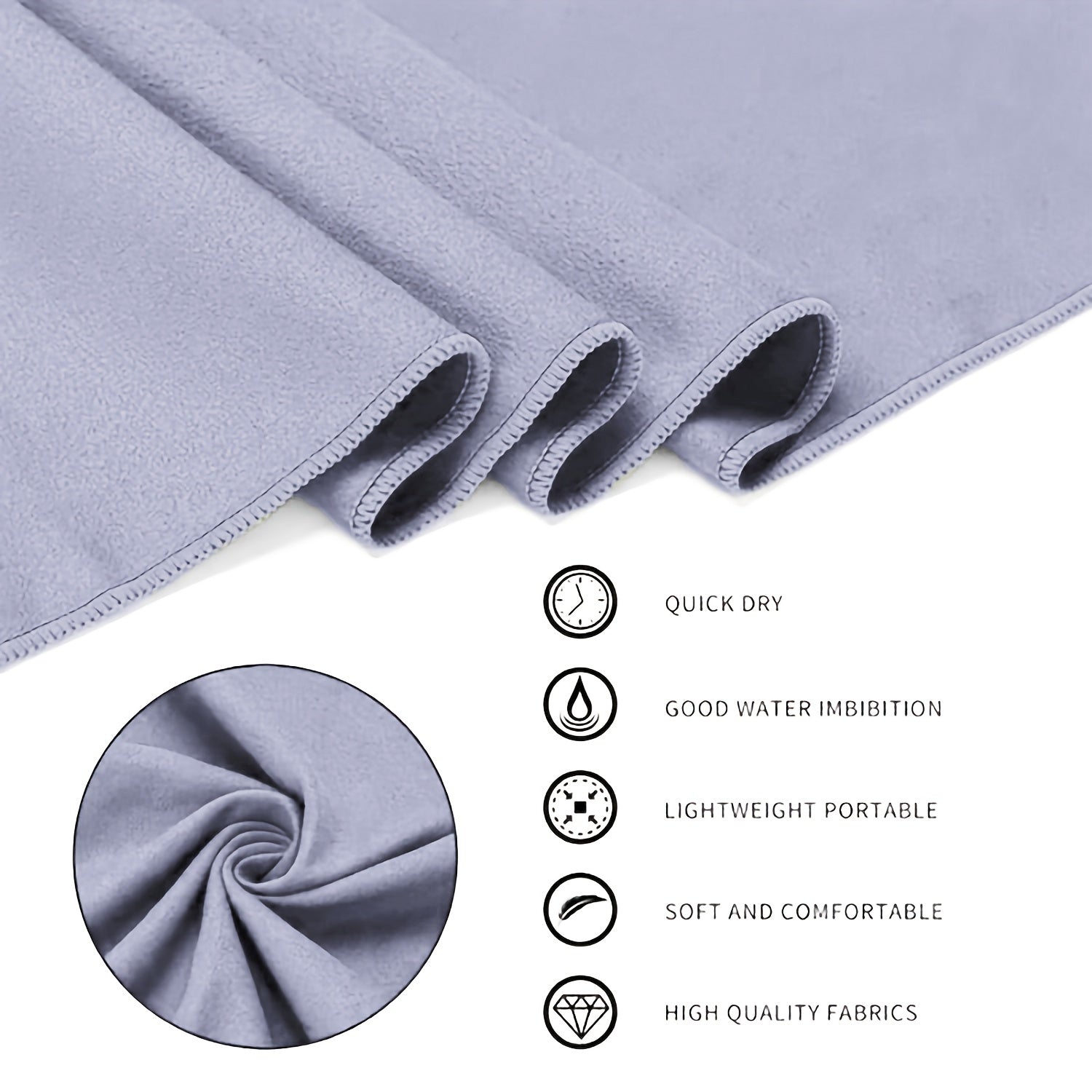 Quick Dry Towels 2 Pack 14 Options Lightweight Microfiber Travel Towels With Bag