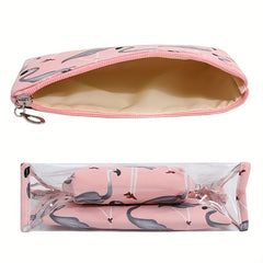 3pcs Waterproof Transparent Cosmetic Bag PVC Travel Storage Bag
