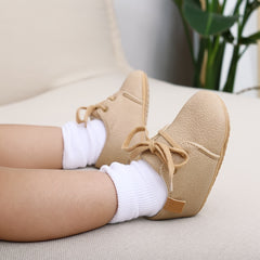 Baby Oxford Shoes Soft Rubber Sole Sneakers Anti Slip Toddler Walking Shoes