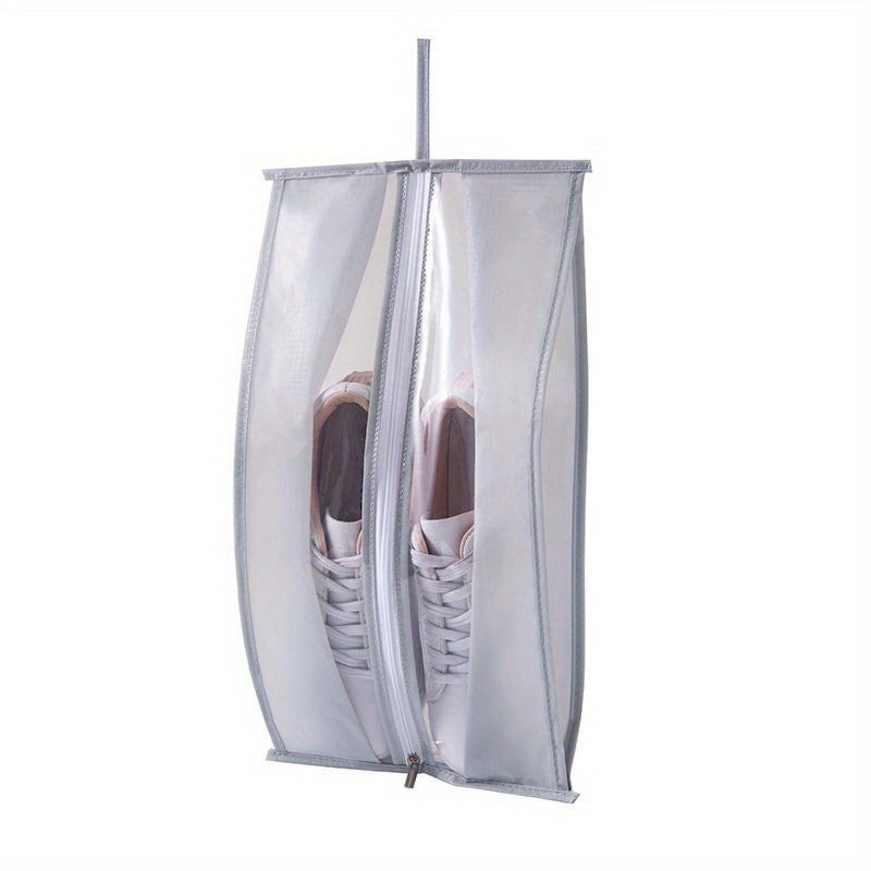 Clear Travel Shoes Storage Bag Lightweight Dustproof Zipper Pouch