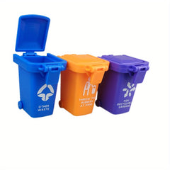 3pcs Dollhouse Trash Can Artificia...