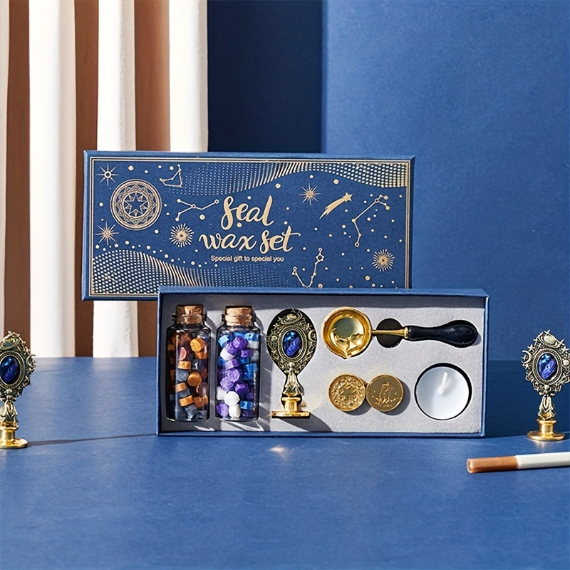 12 Constellation Fire Paint Seal Creative Starry Sky Wax Set