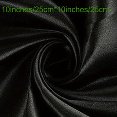 Soft Satin Fabric Material For DIY Sewing Craft 25 25 50 50