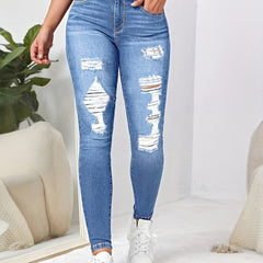 Skinny Jeans Slim Fit High Stretch Denim Pants Women's Jeans