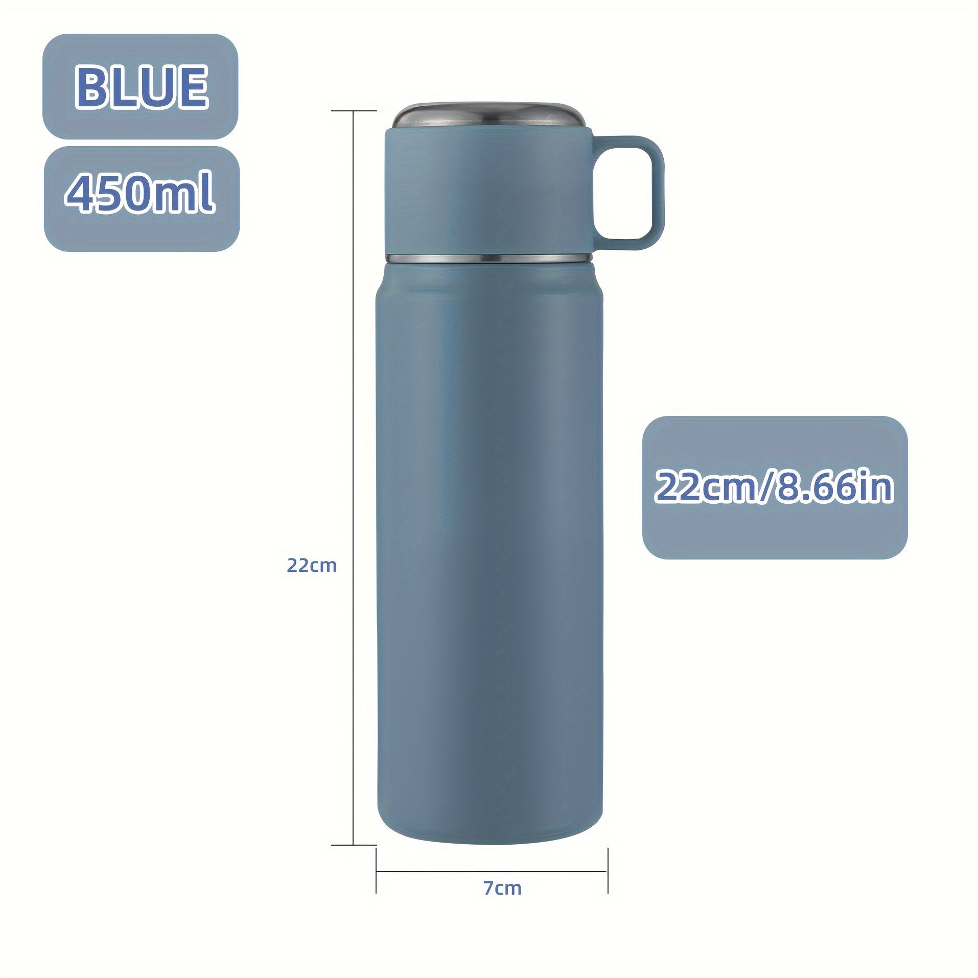 Portable 316 Stainless Steel Water Bottle 22oz Vacuum Water Cup