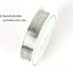 Brass Copper Wires Beading Wire For Jewelry Making Silver DIY Bracelet Necklace