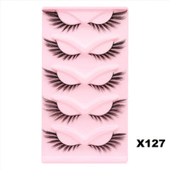 Cat Eye False Eyelashes Fox Eye Series Natural Thick Fluffy Lashes