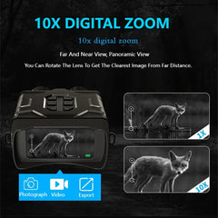 10X Digital Night Vision Binocular 1080P Infrared Camera