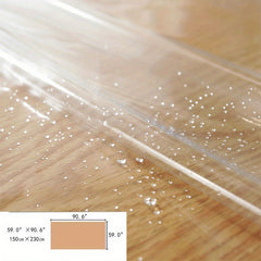 Transparent PVC Lace Tablecloth Waterproof Scald-proof for Living Room Tea Table