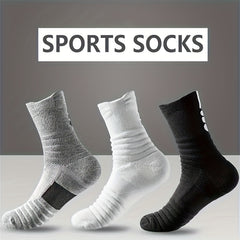 3 Pairs Men's Compression Stockings for Outdoor Activities
