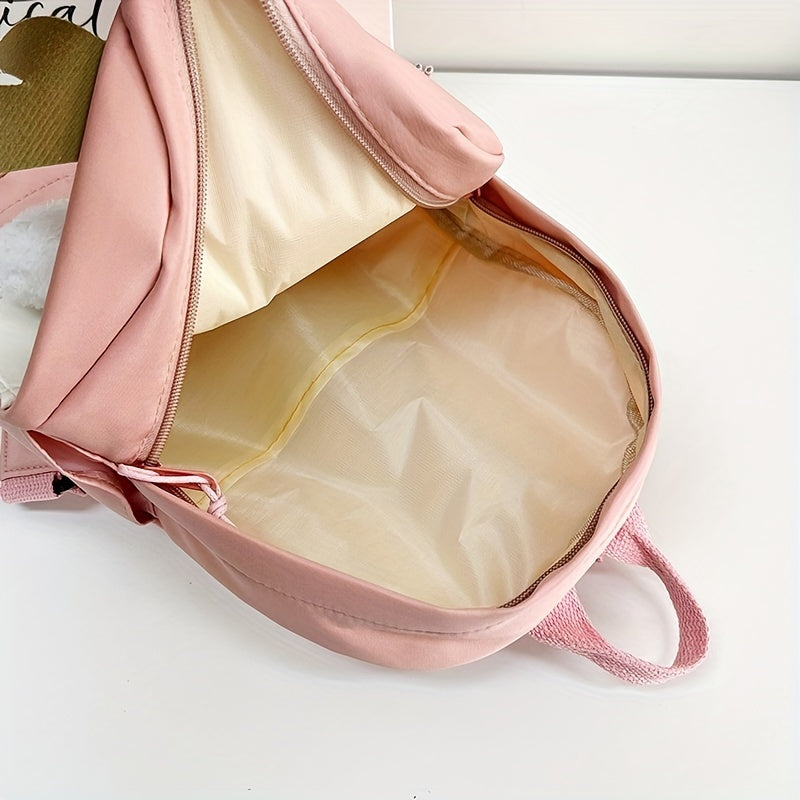 Cartoon Bunny Carrot Schoolbags for Kids