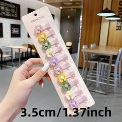 10pcs Girls Hair Clip Hairpin Set