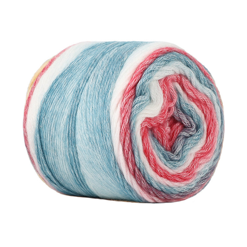 40 Acrylic 60 Polyester Gradient Yarn Cake Soft Textured Wool Thread