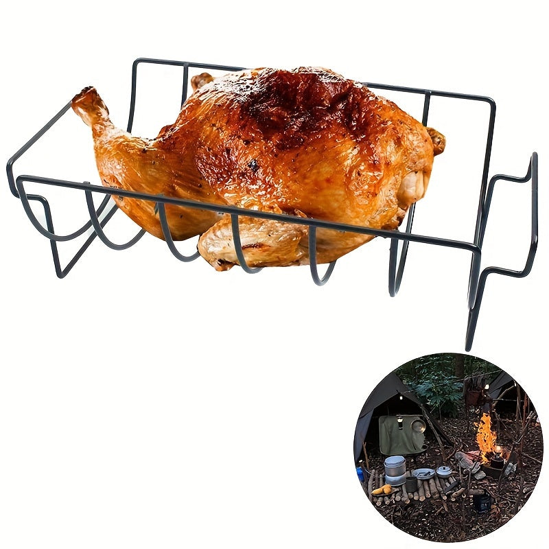 Portable Non-Stick BBQ Rack for Outdoor Cooking