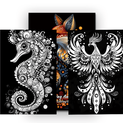 Relax Animal Coloring Book for Adults - Perfect Gift for Friends