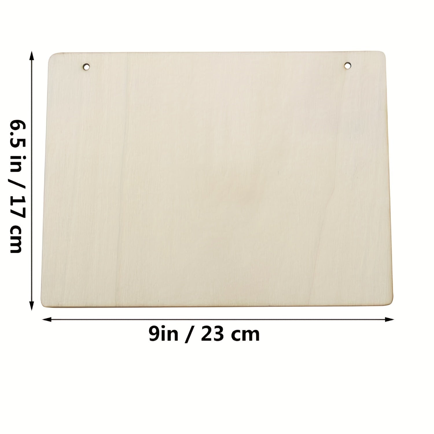 3pcs Blank Wooden Signs With Crafts Hanging Boards 23.9x6.5 Inches