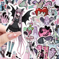 50pcs Hot Lady Series Graffiti Stickers DIY Sticker