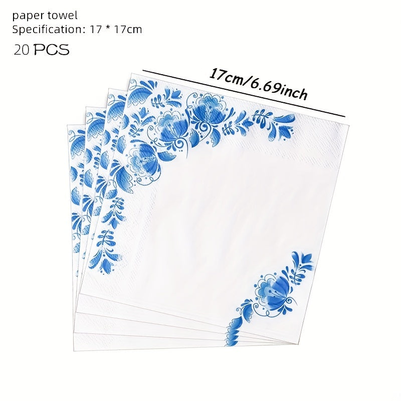 20pcs Totem Theme Party Napkins Private Party Decorations
