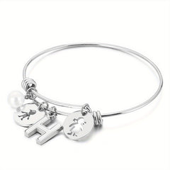 BFF English Letter H N Pendant Bracelet For Girls Gift Friends Kids Accessories