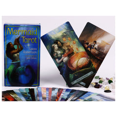 Mermaid Tarot Deck Fortune Telling Cards for Family Gatherings