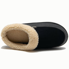 Men's Plush Cozy House Slippers Anti-Skid Slip-On Shoes