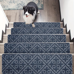 Non Slip Stair Treads for Wooden Steps - Indoor Step Carpet for Stairs