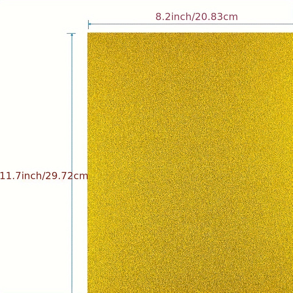 Glitter Paper Cardstock 250gsm 10 Sheets A4 Colored Glitter & Foil Card