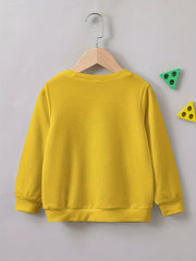 AWESOME Letter Print Boys Creative Sweatshirt