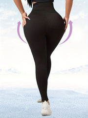 Tummy Control Fleece Yoga Pants High Stretch Leggings