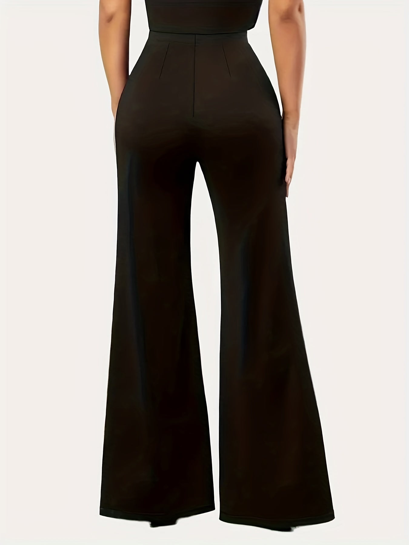 Lace Flare Leg High Waist Pants for Women