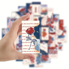 60pcs Fancy Bookmark Series Graffiti Stickers for DIY Journal Decoration